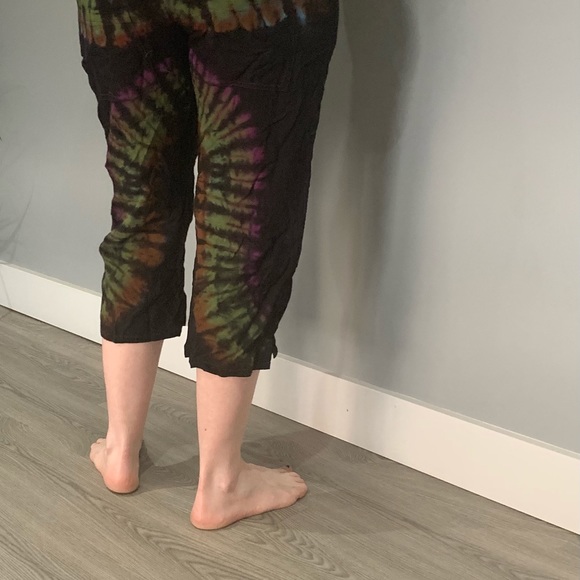 BNWOT Colorful Tie Dye Baggy Pants - Picture 2 of 4